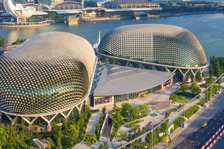 Nhà hát Esplanade nơi diễn ra nhiều sự kiện nghệ thuật đặc sắc