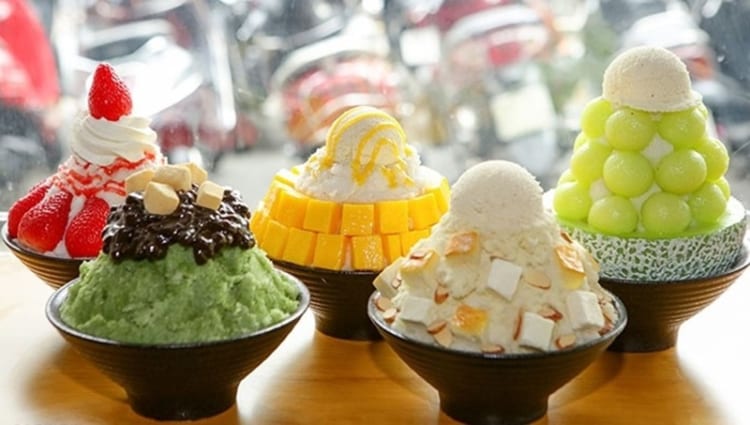 Bingsu - Món đá bào mịn với nhiều hương vị khác nhau tha hồ lựa chọn