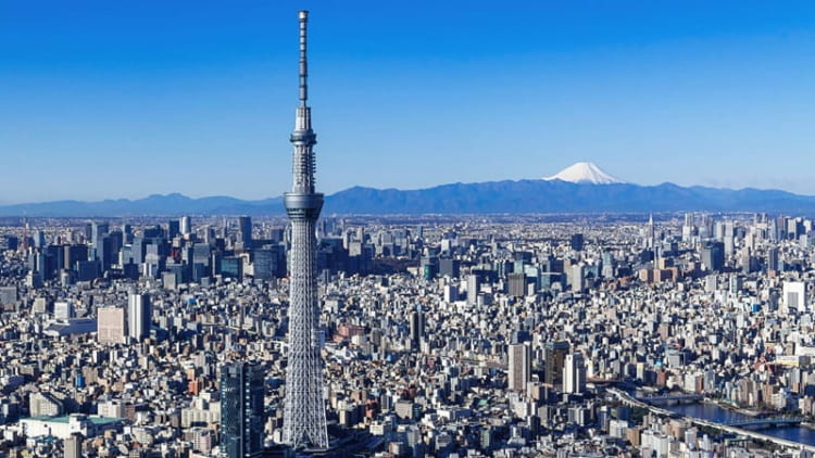 Tokyo Skytree - công trình kiến trúc đầy nổi bật giữa lòng Tokyo 