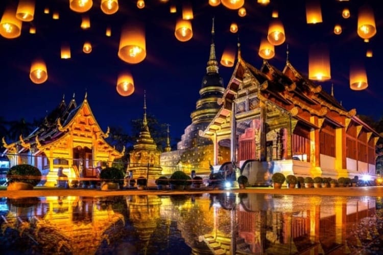 Chiang Mai - nổi tiếng với các công trình kiến trúc độc đáo