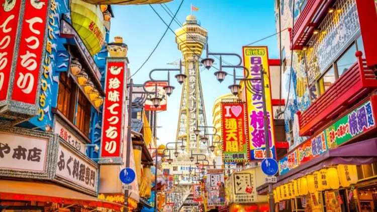 Tsutenkaku - kiệt tác kiến trúc thu hút nhiều du khách đến tham quan