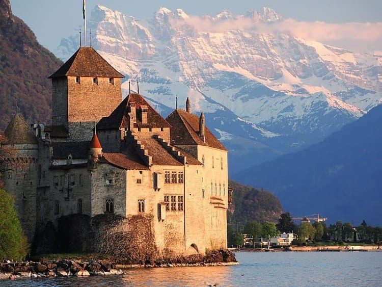 Lâu đài Chillon vẫn giữ nguyên nét đẹp vốn có 