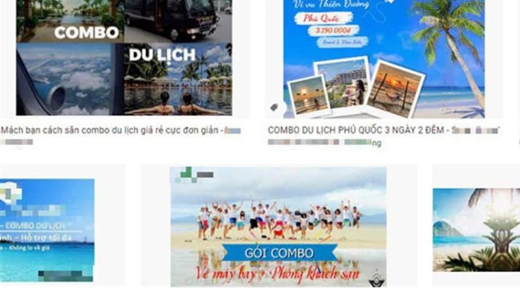 Nhiều tour du lịch ảo giá thấp được đăng tải công khai 