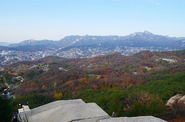 Thủ đô Seoul - Núi Bugaksan